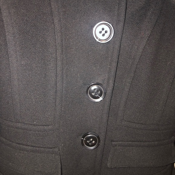 Ladies Black wool jacket - Picture 3 of 6